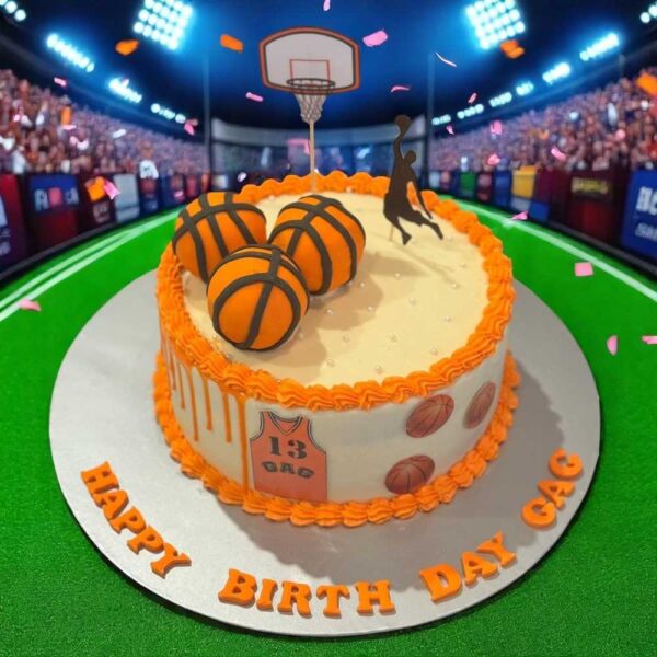Basketball Bash Cake