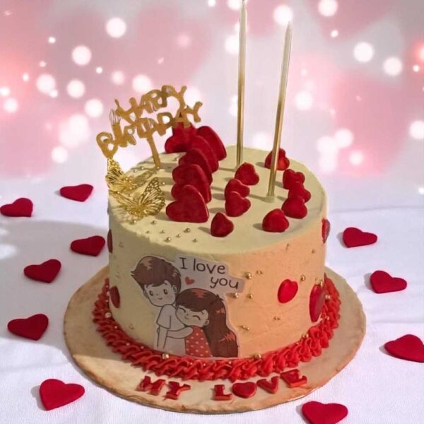 Sweetheart Love Cake