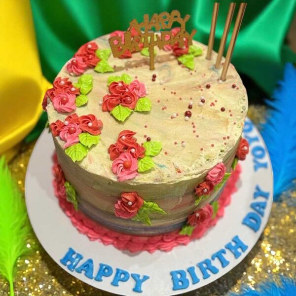 Flower Kiss Cake