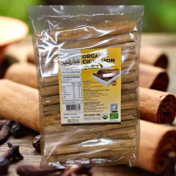 Organic Cinnamon C4 100G